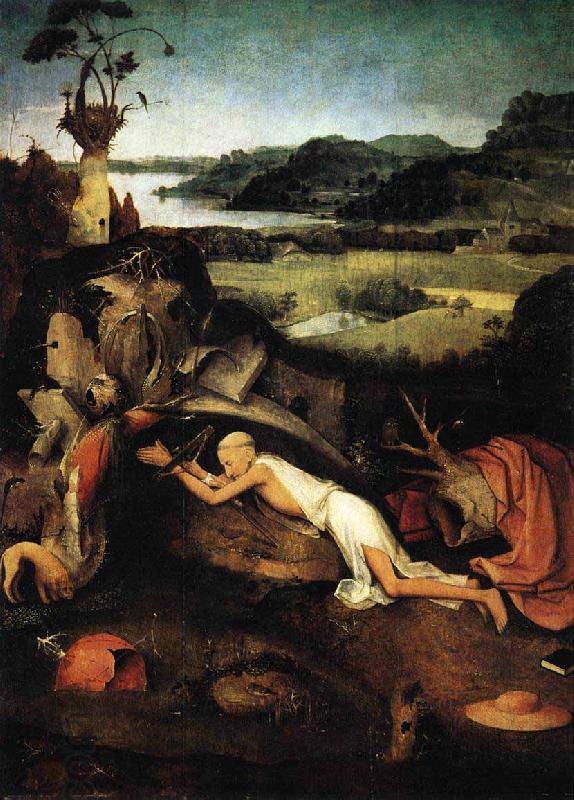 Hieronymus Bosch Jerome at Prayer China oil painting art